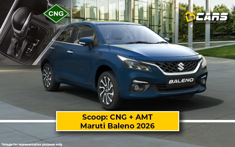 Maruti Baleno 2026 CNG Variants To Get AMT Automatic Option