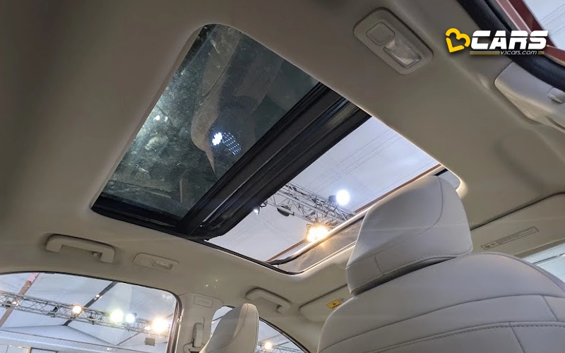 Tata Curvv Series X Interior Panoramic Sunroof