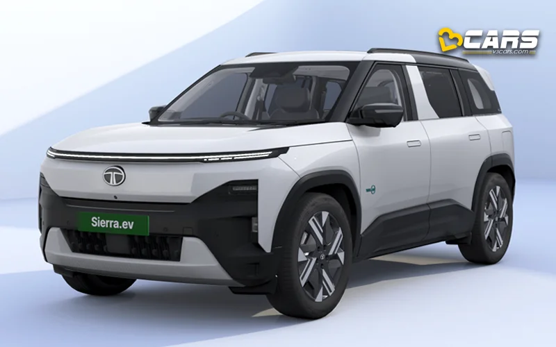2026 Tata Sierra EV White Colour