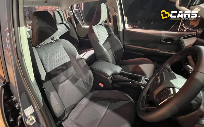  2026 Toyota Hilux Front Seat Design