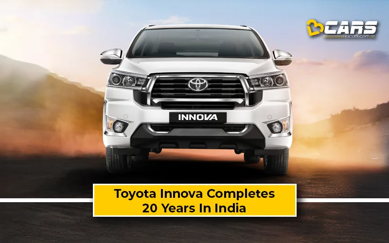 Toyota Innova Completes 20 Years In India – 12 Lakh Units Sold
