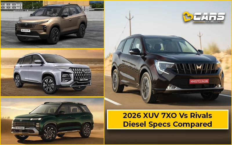 2026 Mahindra XUV 7XO Vs Rivals Diesel Specs Compared