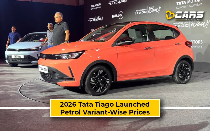 Tata Tiago Petrol 2026 Variants Price List in India