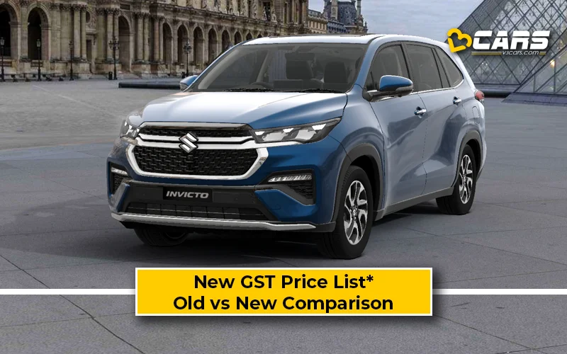 Maruti Invicto — New GST Rate List