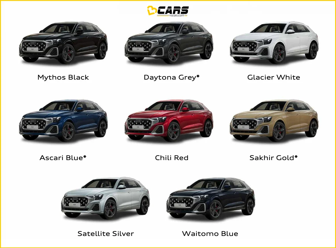 Audi SQ8 Exterior Colours