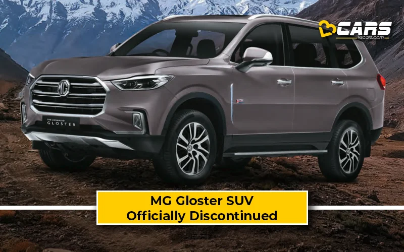 MG Gloster Discontinued Officially — Removed From MG Website