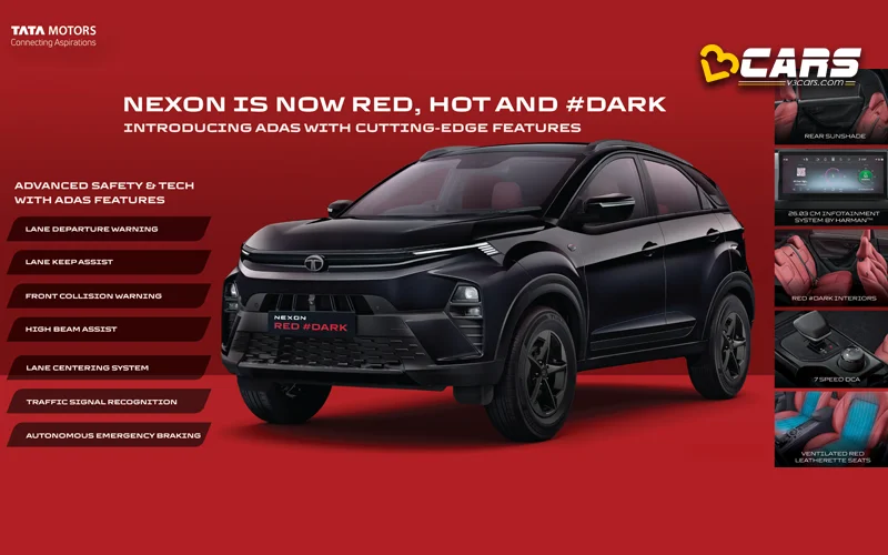 Tata Nexon Red Dark Edition