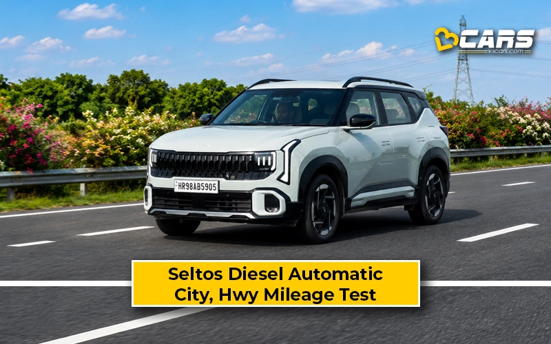 Kia Seltos Diesel-AT Mileage Test - City & Highway