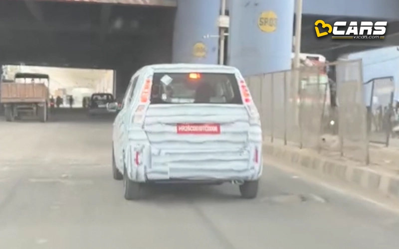 2026 Maruti WagonR Facelift Rear Exterior Design