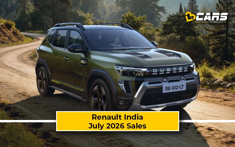 Renault India July 2026 Sales Up 27.9% To 3,293 Units