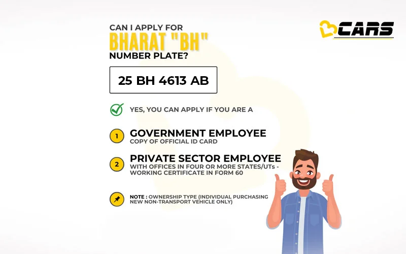 534231BH Series Number Plate Eligibility
