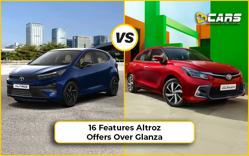 16 Features 2025 Tata Altroz Facelift Offers But Toyota Glanza Does Not