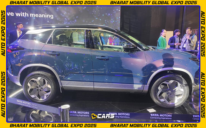 538712auto expo 2025 tata harrier ev side exterior