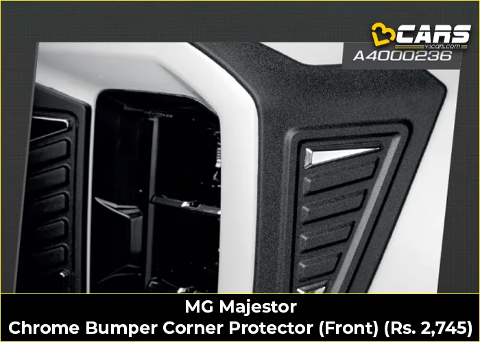 MG Majestor Chrome Bumper Corner Protector (Front)