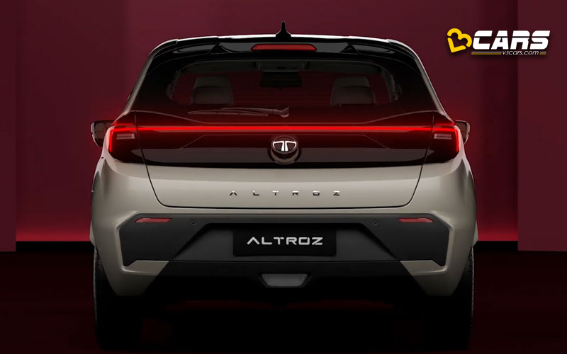 2025 Tata Altroz Facelift Rear Exterior
