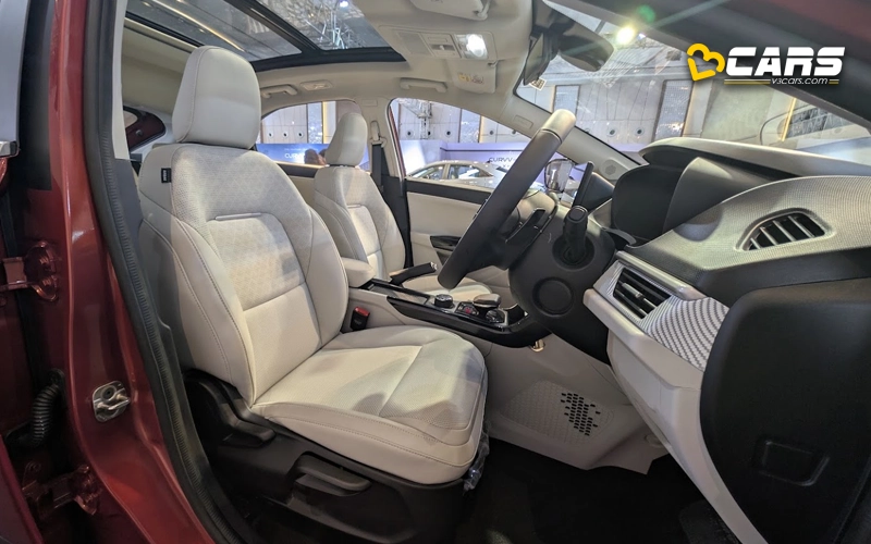 Tata Curvv Series X Front Seats