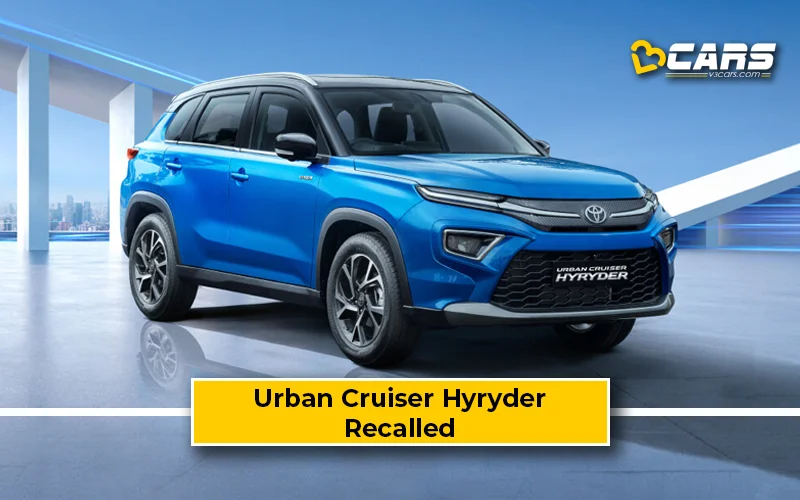 Toyota Urban Cruiser Hyryder Recalled Over Fuel Gauge Inaccuracy