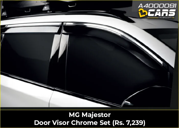 MG Majestor Door Visor Chrome Set