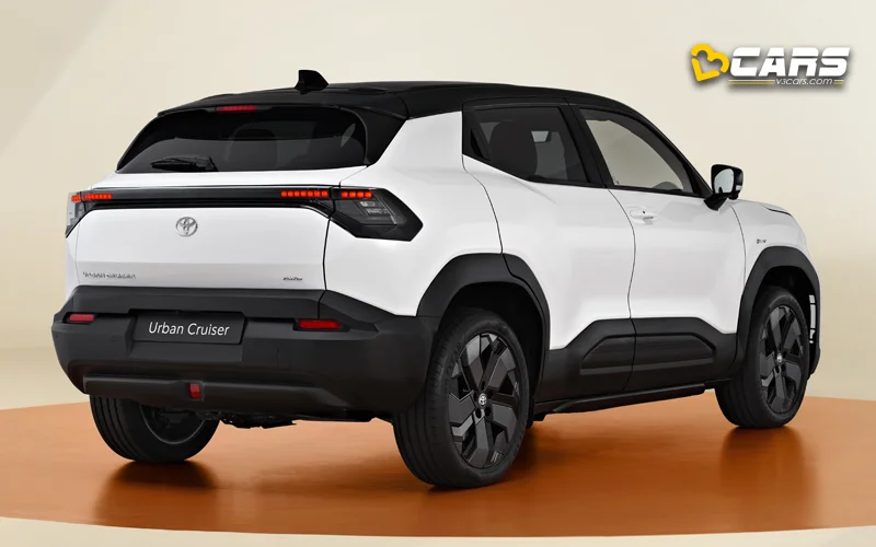 Rear of Toyota EV