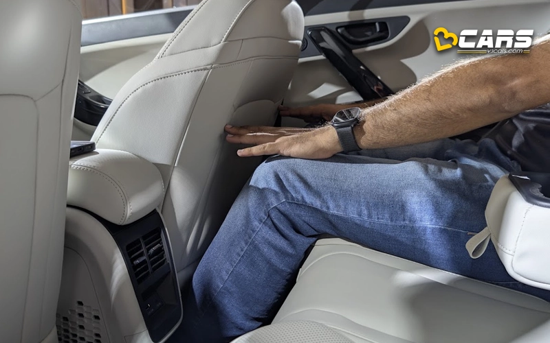 Tata Curvv Series X Rear Knee Room