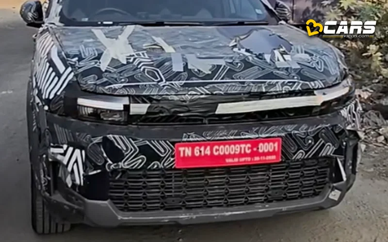 Renault Duster 7-Seater Spied Front Exterior