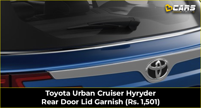 rear door lid garnish