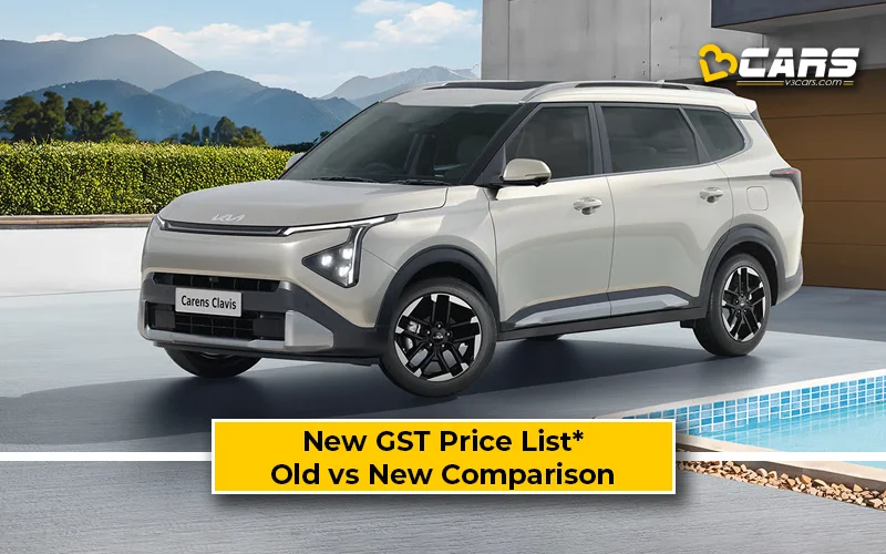 Kia Carens & Clavis — New GST Rate List