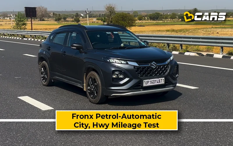 Maruti Suzuki Fronx Petrol-AT Actual City, Highway Mileage Test