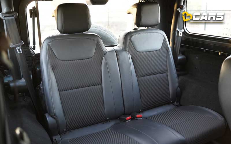 Mahindra Thar Rear Seats