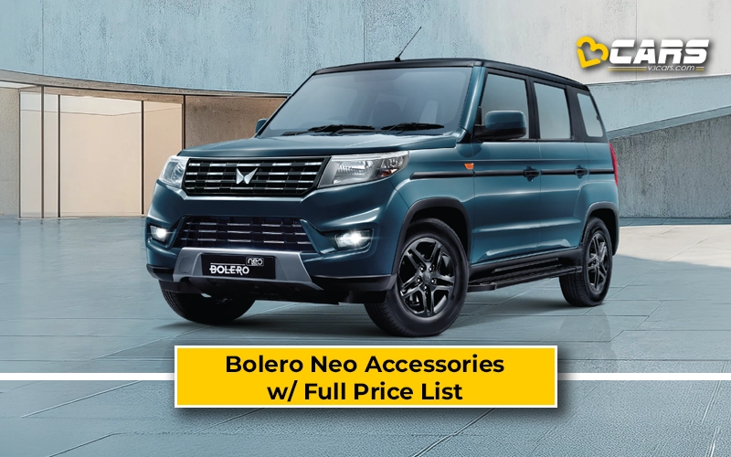 2026 Mahindra Bolero Neo Accessories Price List