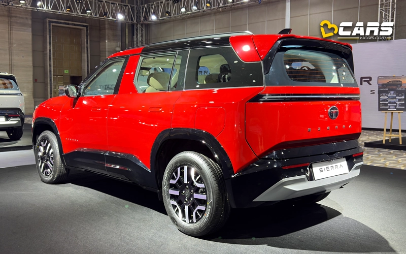 Tata Sierra Legend Series Rear Exterior Design