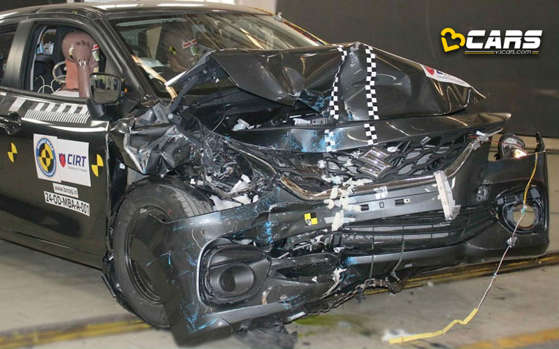 Maruti Baleno Front Crash test