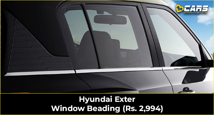 Hyundai Exter Window Beading (Rs. 2,994)