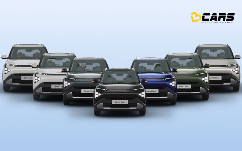 2025 Carens Clavis Exterior Colours