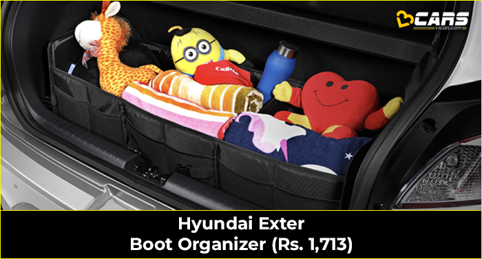 Hyundai Exter Boot Organizer (Rs. 1,713)