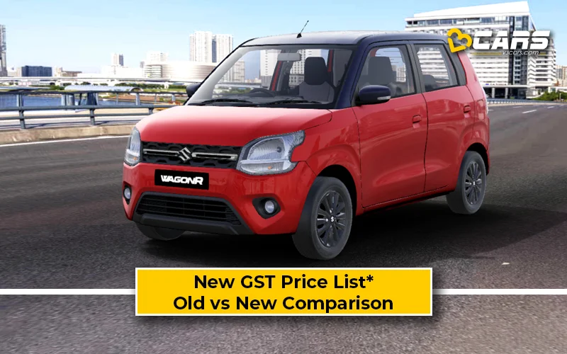 Maruti WagonR — New GST Rate List