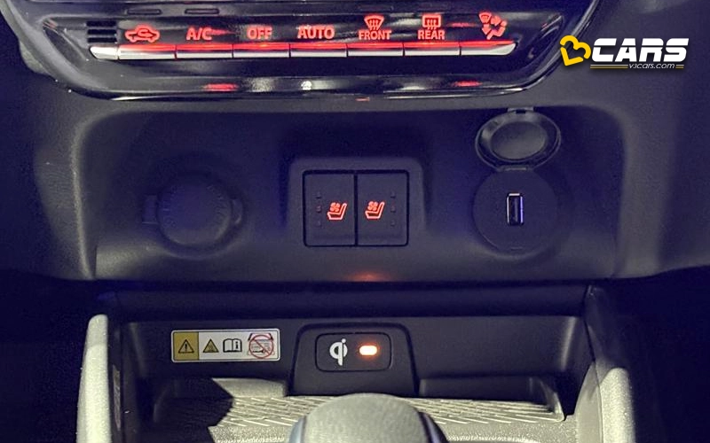2026 Maruti Baleno Ventilated front seats