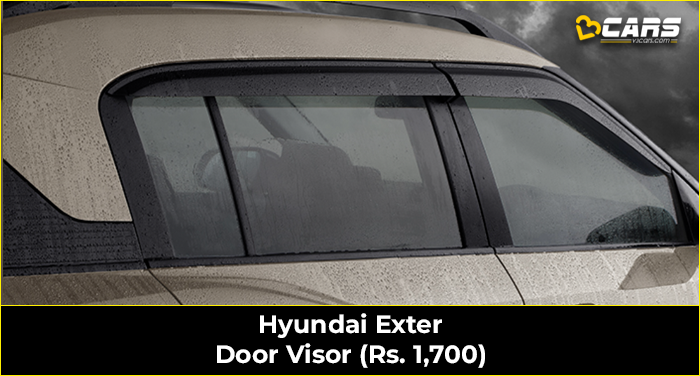 Hyundai Exter Door Visor (Rs. 1,700)