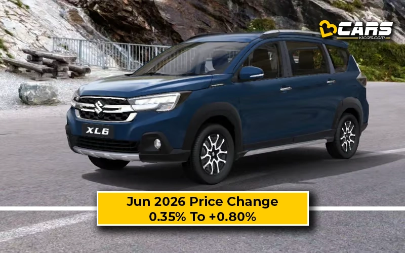 Maruti Suzuki XL6 2026 Jun Price Change — Hiked Up To 10k