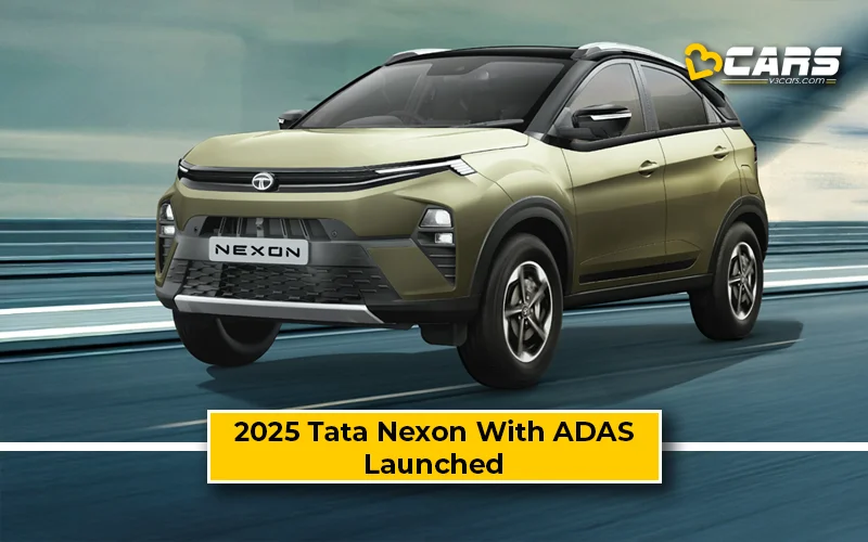 2025 Tata Nexon Updated With ADAS; Red Dark Edition Launched