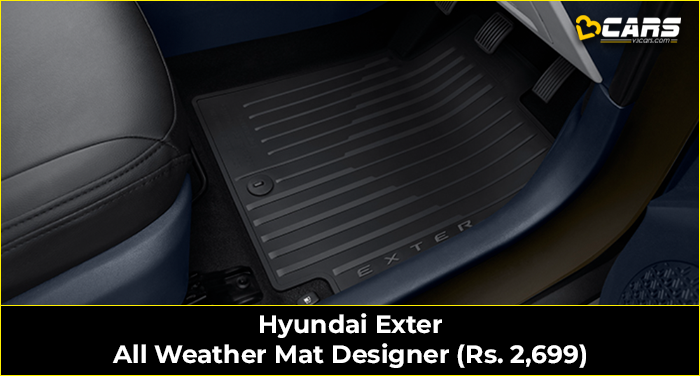 Hyundai Exter All Weather Mat Designer (Rs. 2,699)