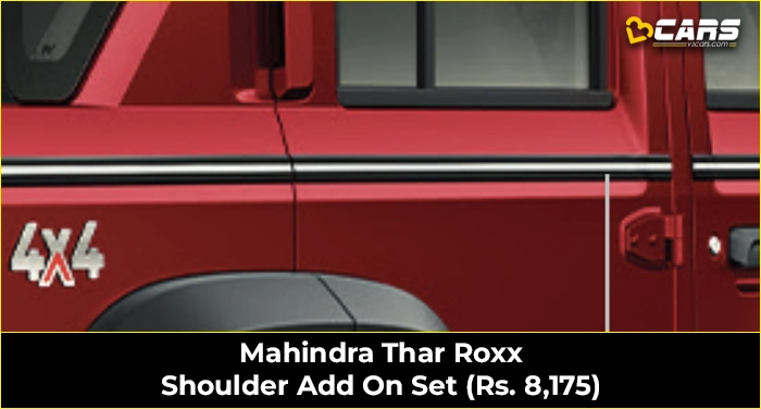 Mahindra Thar Roxx Shoulder Add On Set