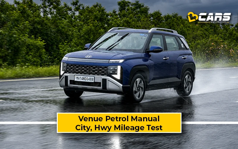 Hyundai Venue Turbo Petrol-MT Actual City, Highway Mileage Test