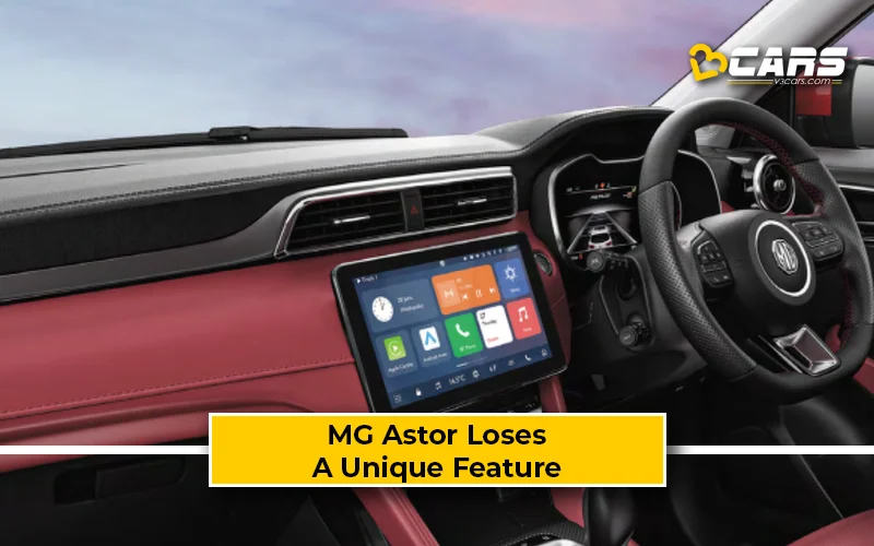 2025 MG Astor Updated – Loses Personal AI Assistant Feature