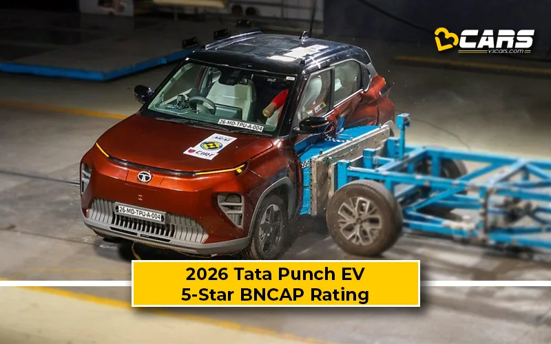 2026 Tata Punch EV Gets 5-Star Bharat NCAP Safety Rating