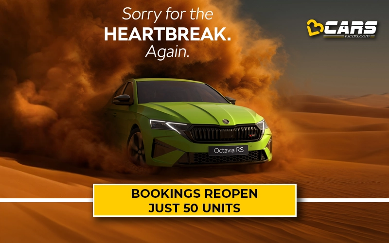 Skoda Octavia RS Bookings Open For 50 More Units