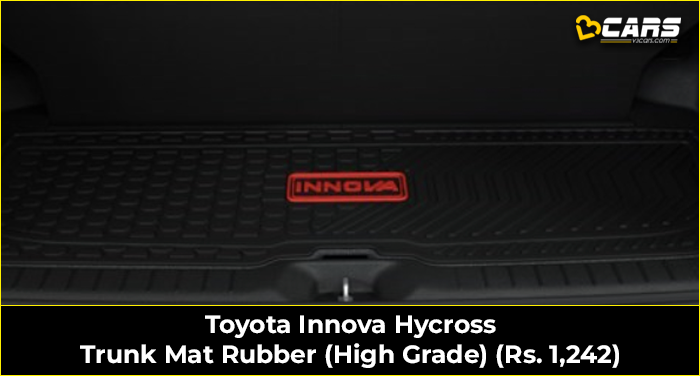Innova hycross trunk mat rubber