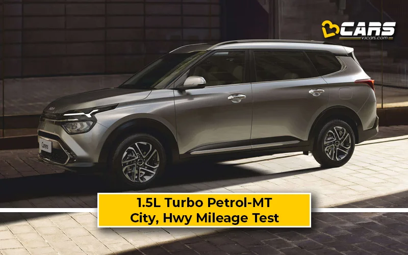 Kia Carens 1.5L Turbo Petrol-MT Actual City, Highway Mileage Test
