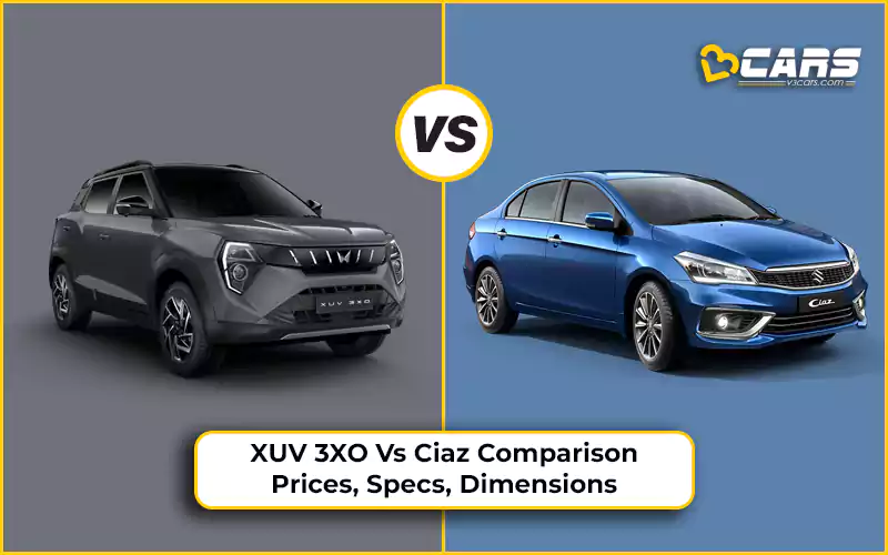 XUV 3XO Vs Ciaz