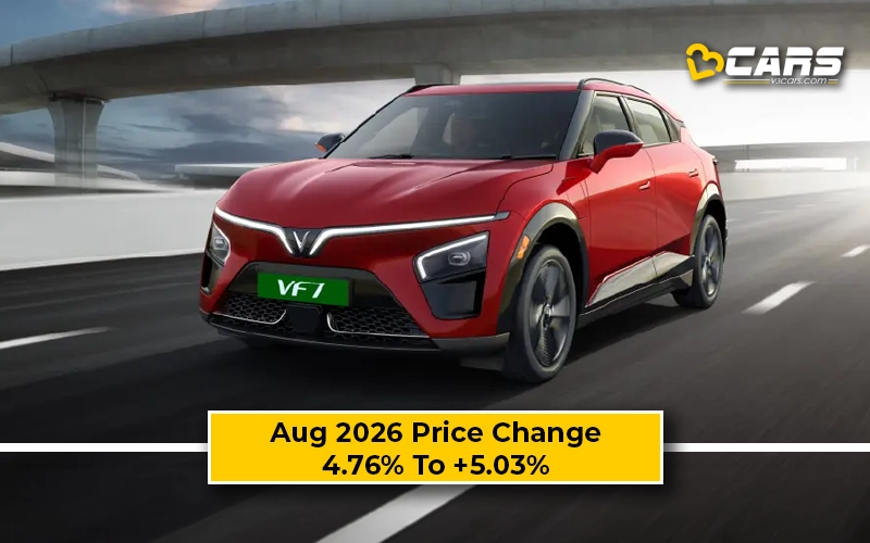 VinFast VF7 2026 Aug Price Change — Hiked Up To 1.3L